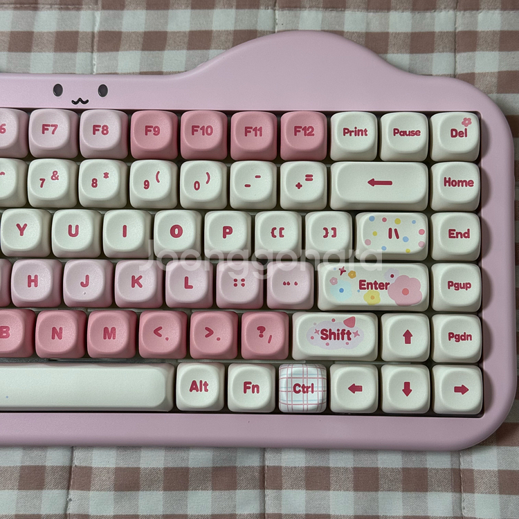Yunzii C75 유무선 기계식 키보드 윤지 고양이--3