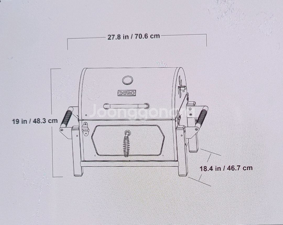 듀로포터블 차콜그릴--3