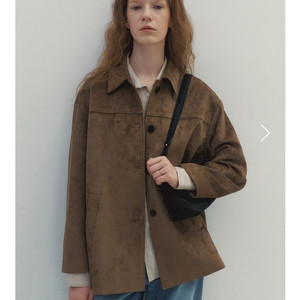 니브 Neev 스웨이드 하프 자켓