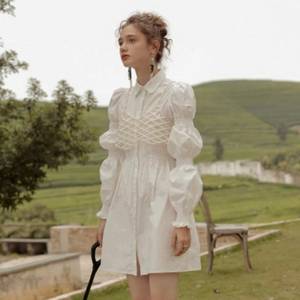 (새상품) 던드롭 미니 셔츠 원피스