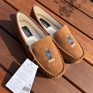 (새상품) 폴로 테디베어 양털로퍼 220~225