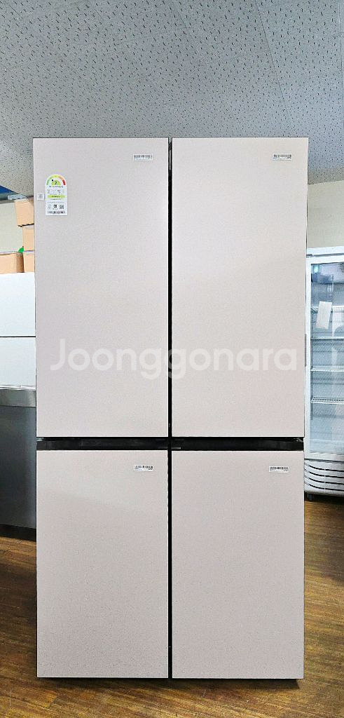 오브제 4도어 양문형냉장고--0