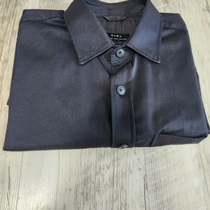 ZARA 자라 블랙 셔츠 미국L(105사이즈) 팜.