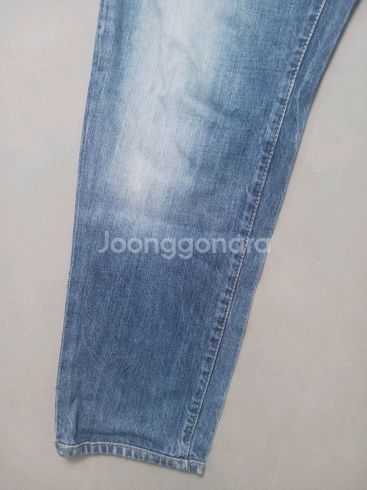 [36] 정품 디스퀘어드2 눈꽃페인트 슬림진 청바지--2