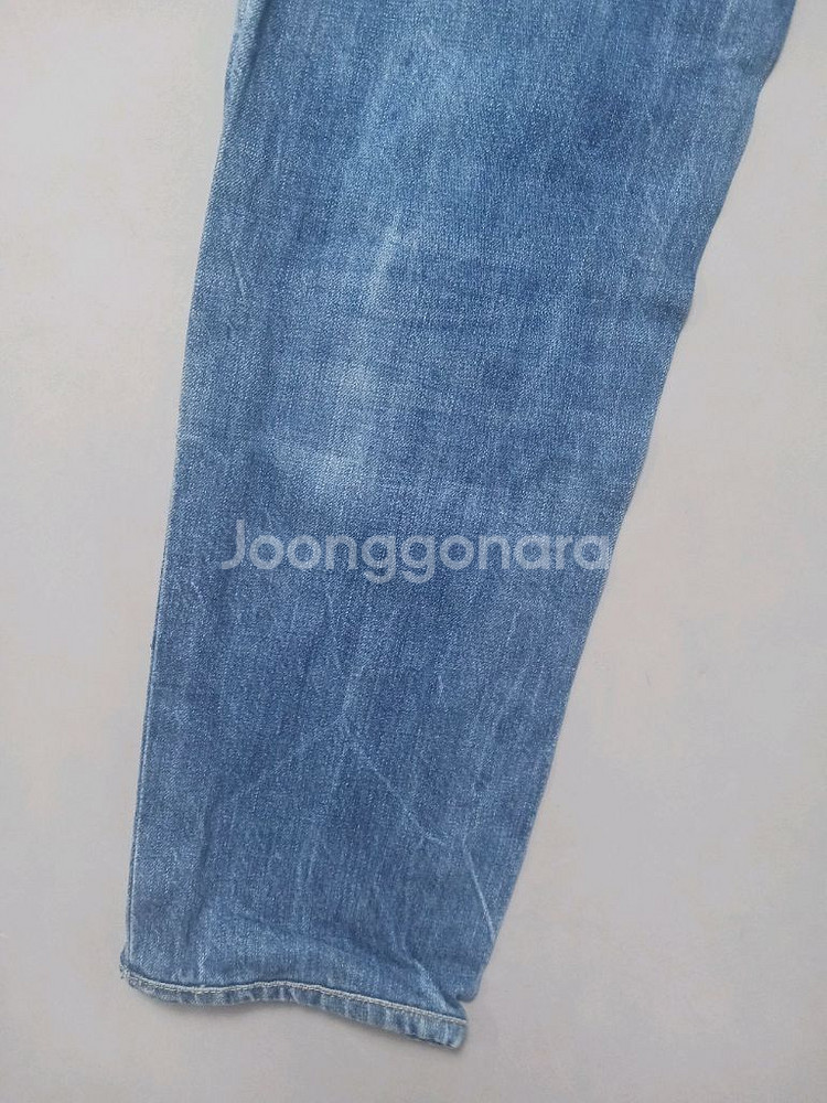 [36] 정품 디스퀘어드2 눈꽃페인트 슬림진 청바지--8