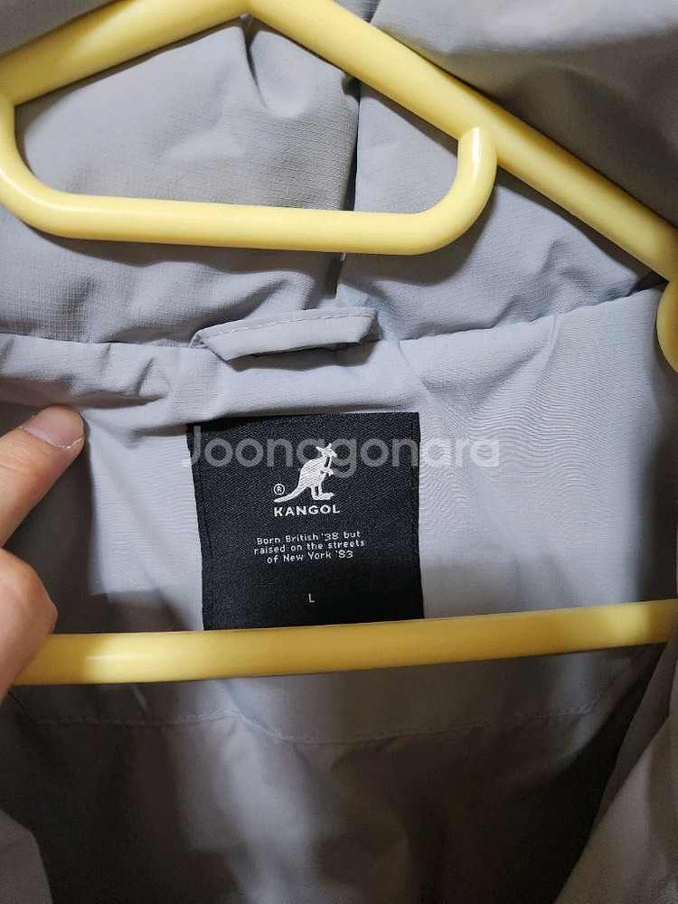 [L] 캉골 숏푸퍼 9541 그레이 중고--3