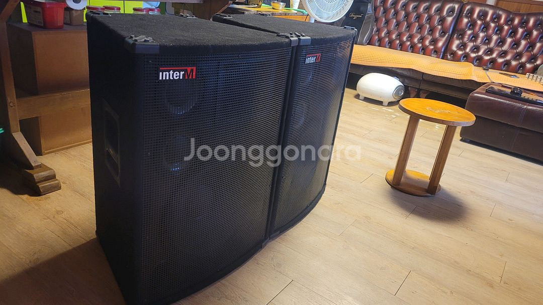인터엠 15인치 스피커 세트--1