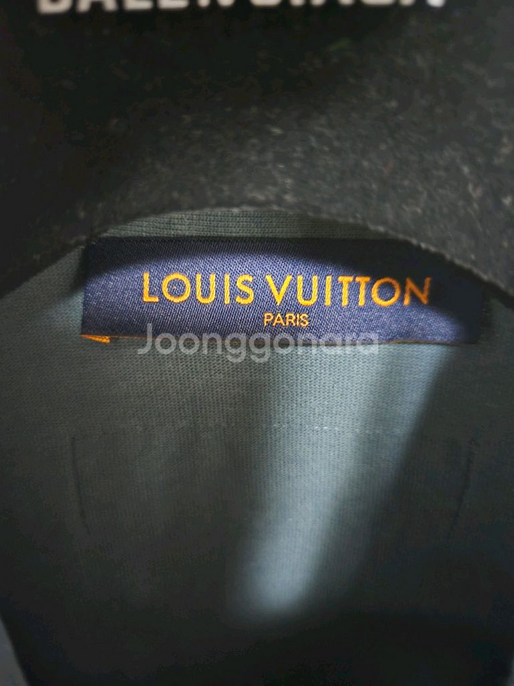 루이비통 카라코람 반팔 져지 셔츠 XL 국내매장판--6