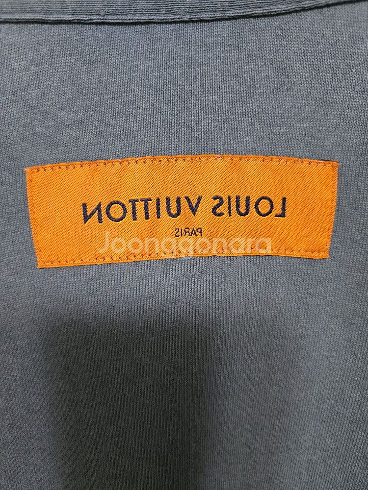 루이비통 카라코람 반팔 져지 셔츠 XL 국내매장판--3