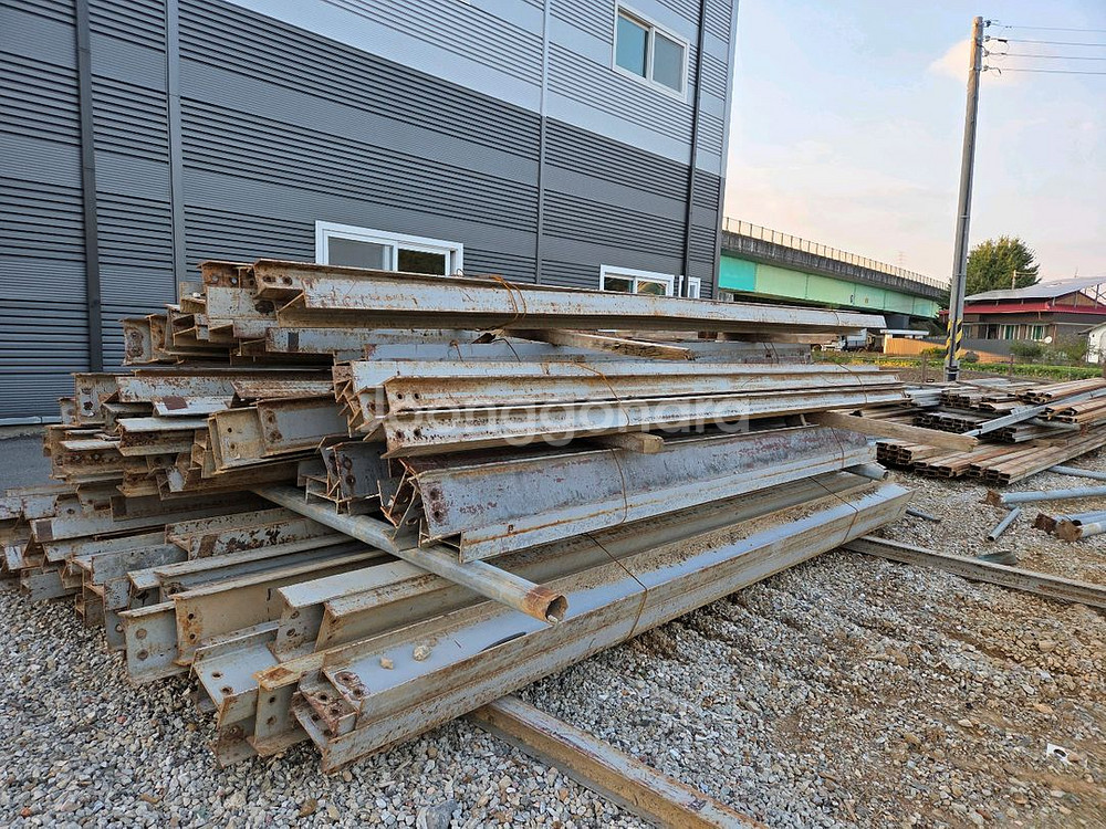 중고H빔 100/100. 5미터 43개--0