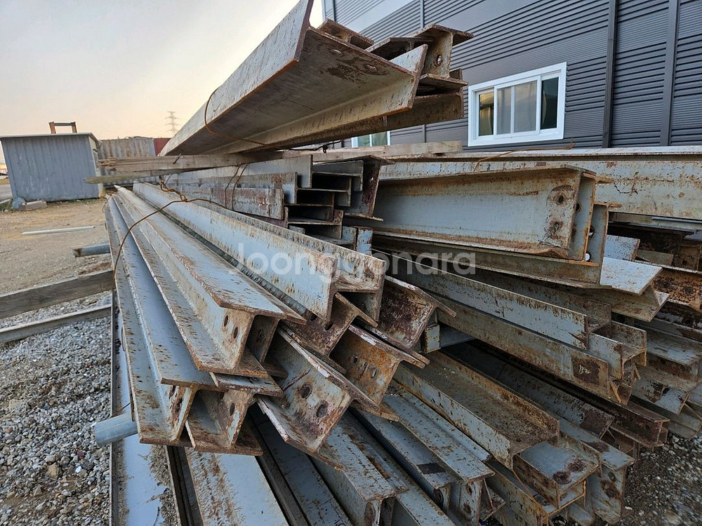 중고H빔 100/100. 5미터 43개--5