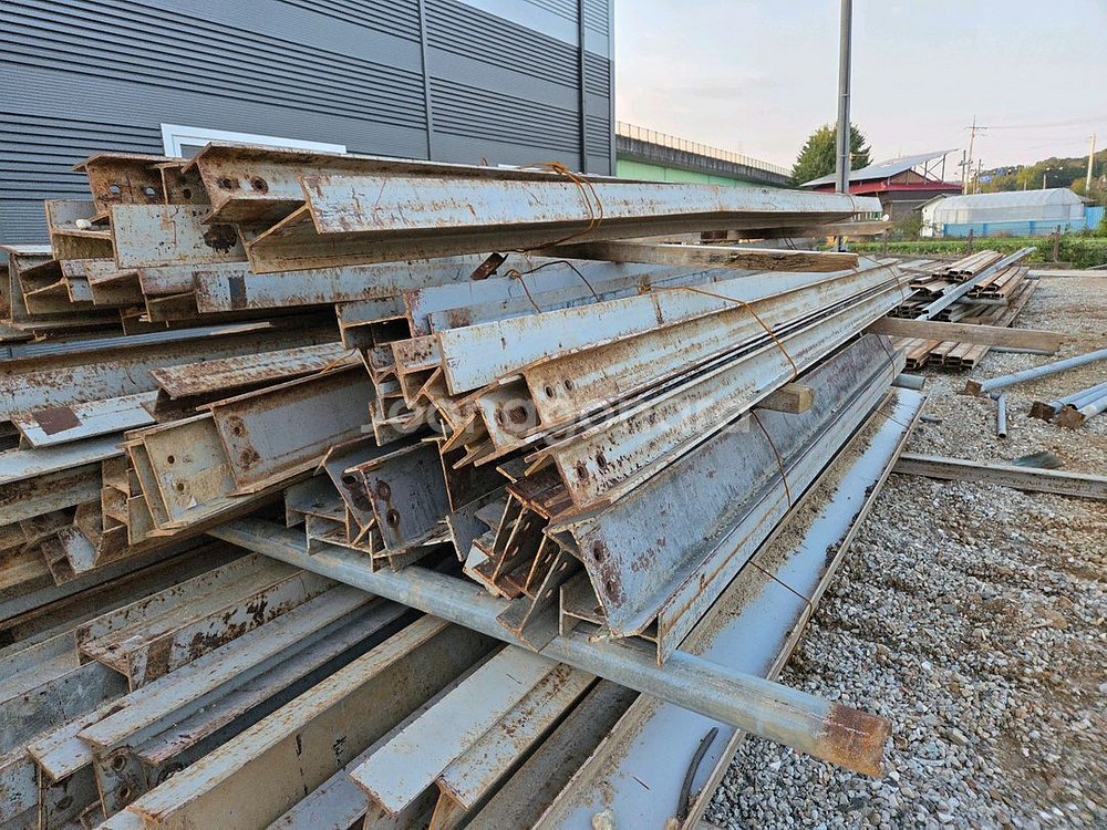 중고H빔 100/100. 5미터 43개--1