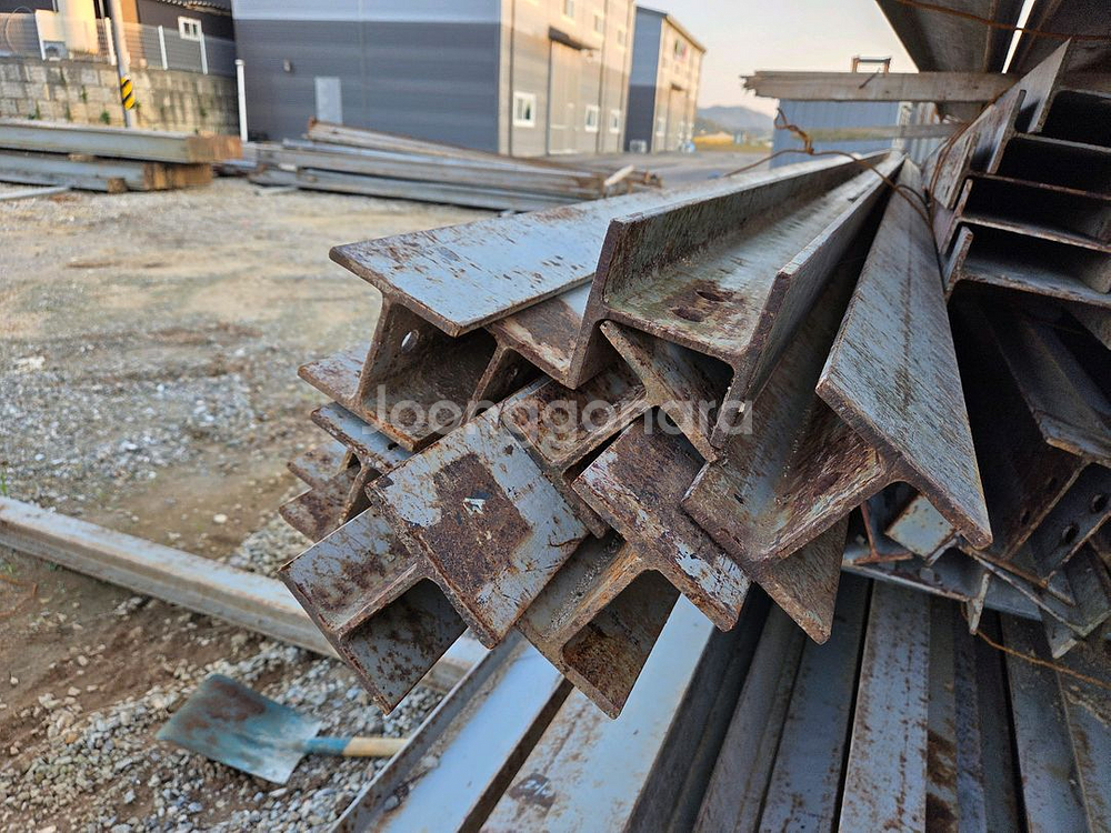 중고H빔 100/100. 5미터 43개--9