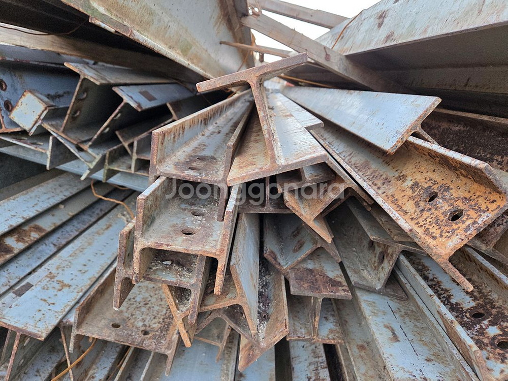 중고H빔 100/100. 5미터 43개--8