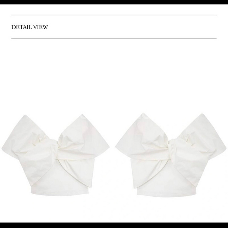 더티스 리본 탑 (아이유,안유진,나연,지젤,은하) 착용--7