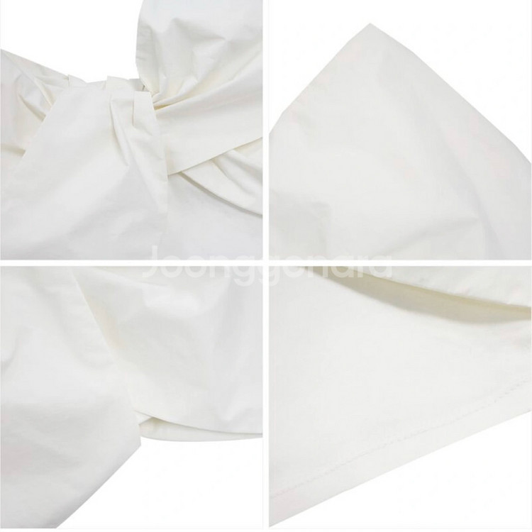 더티스 리본 탑 (아이유,안유진,나연,지젤,은하) 착용--8