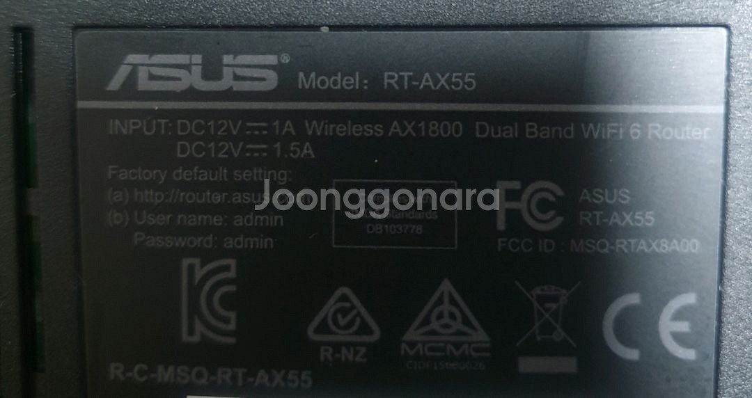WI FI 6 공유기 ASUS RT-AX55--1