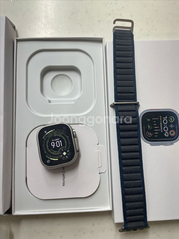 애플워치 울트라1 실버 SSS급--0