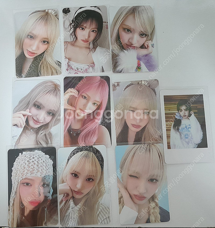 일괄 당일배송)아이브 리즈 정품 포카 10장--0