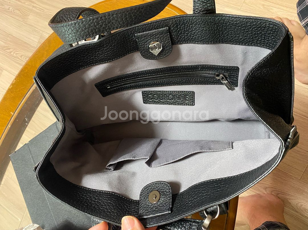 쿠론 가방 COURONNE 토트백 검정색--1