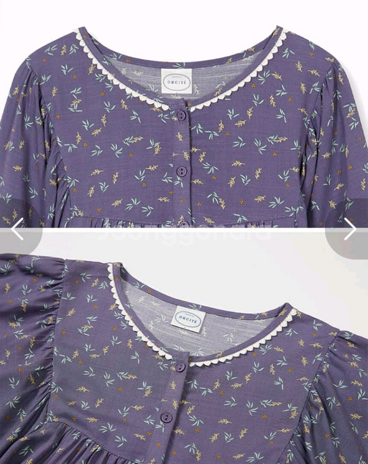 여성) 오르시떼 잠옷 원피스 2벌 묶음 판매--5