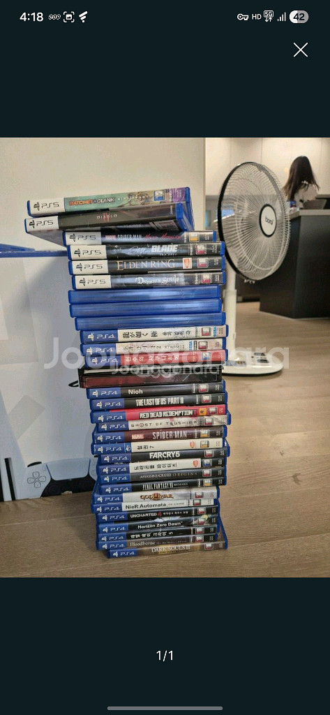 30만>15만원 플스4 5 ps4 ps5씨디 15장--0