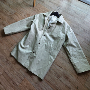 아이보리 트렌치코트 스타일 자켓