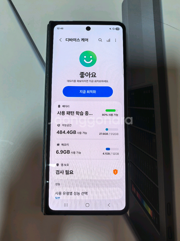 삼성 갤럭시 Z 폴드 4 부품용 핸드폰--3