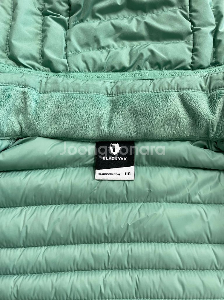 블랙야크키즈 구스 경량다운 패딩 민트 110사이즈--1