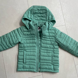 블랙야크키즈 구스 경량다운 패딩 민트 110사이즈