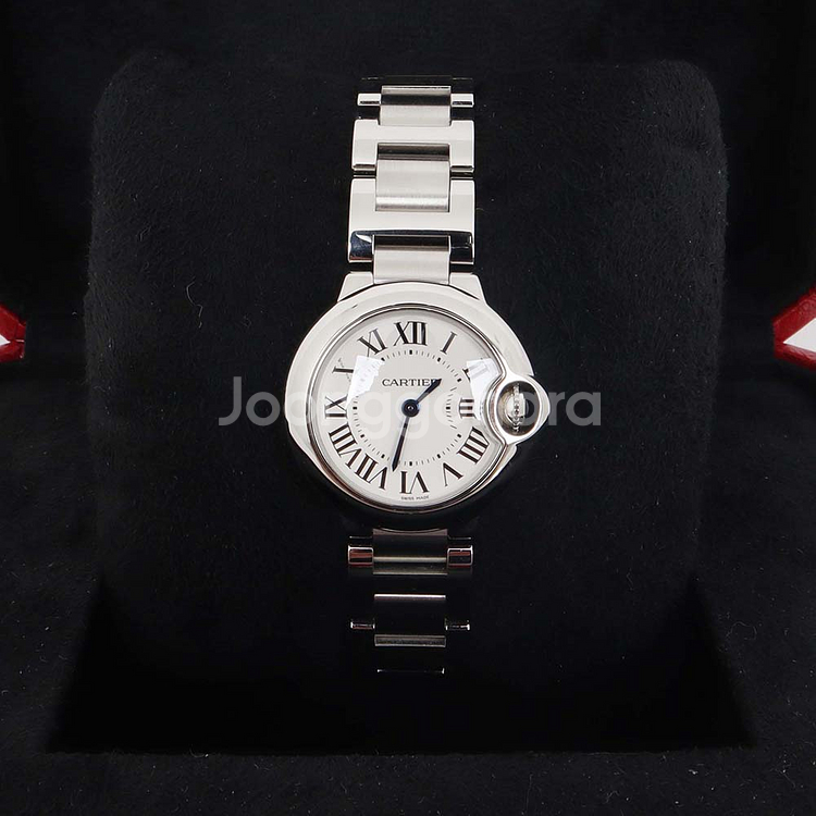 까르띠에 W69010Z4 발롱블루 28 쿼츠 여성용시계--2