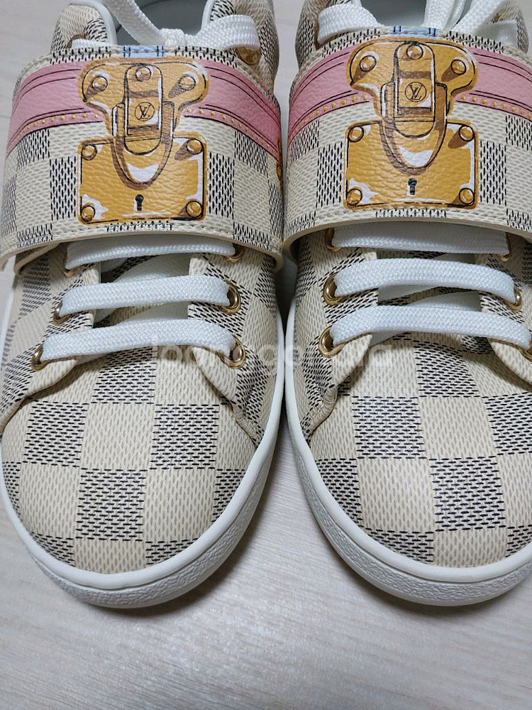(정품)루이비통 다미에 프론트로우 여성 스니커즈--4