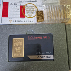 한국금거래소 10돈 골드바 GBK 1돈 골드바