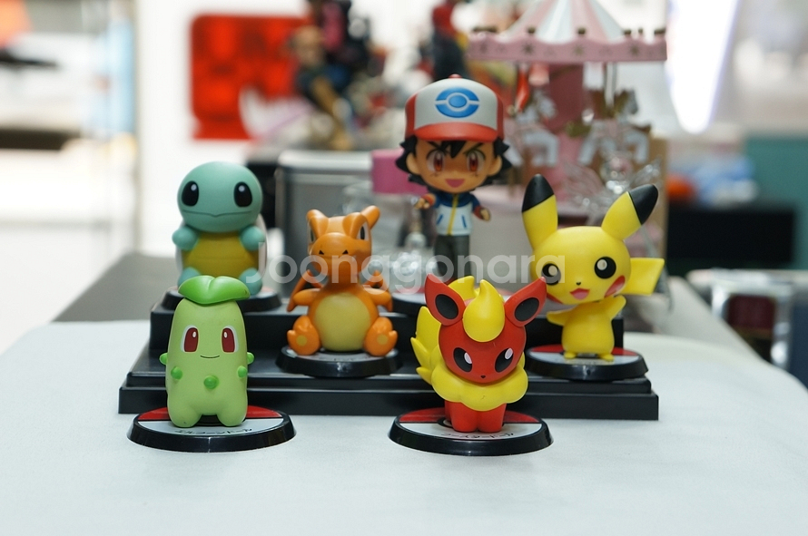 포켓몬스터 미니피규어 6종세트 레드박스(A) 피카츄--0