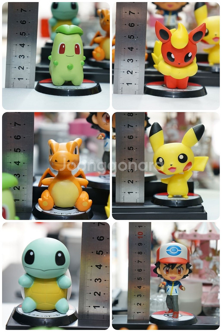 포켓몬스터 미니피규어 6종세트 레드박스(A) 피카츄--4