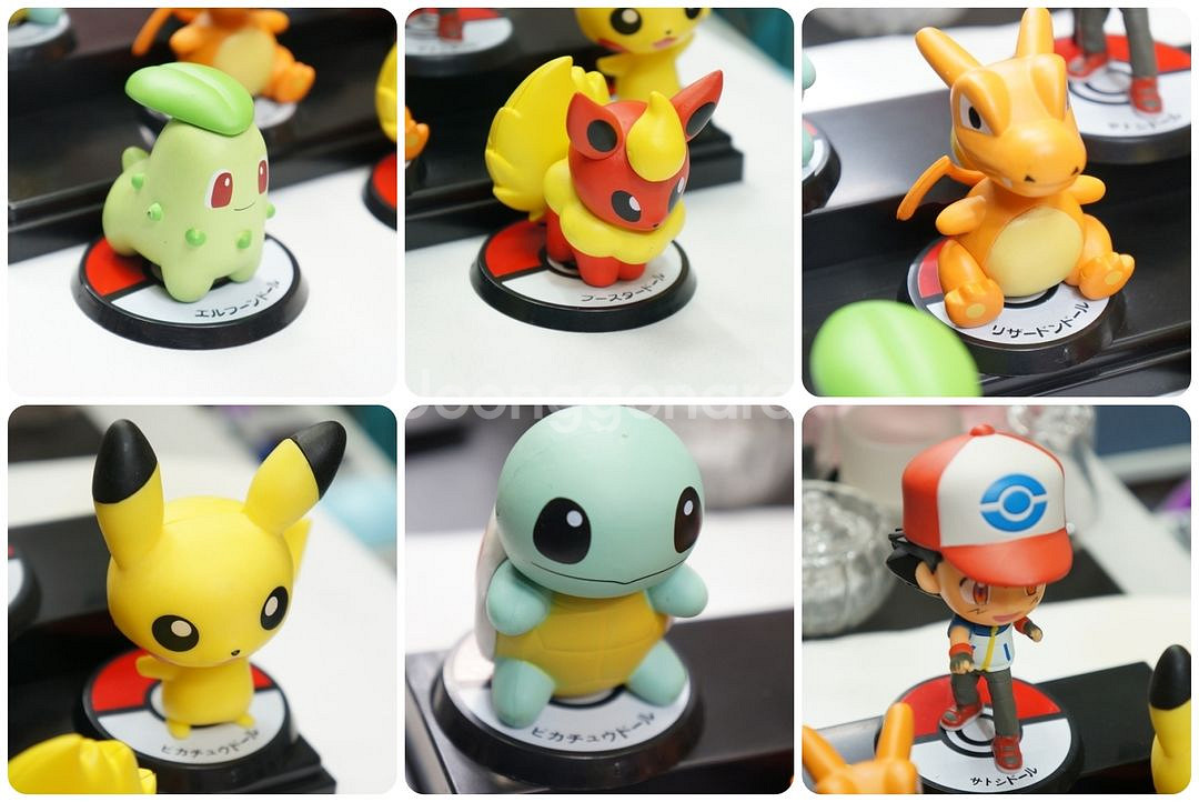 포켓몬스터 미니피규어 6종세트 레드박스(A) 피카츄--3