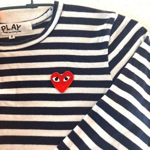 꼼데가르송 플레이 스트라이프 긴팔 S