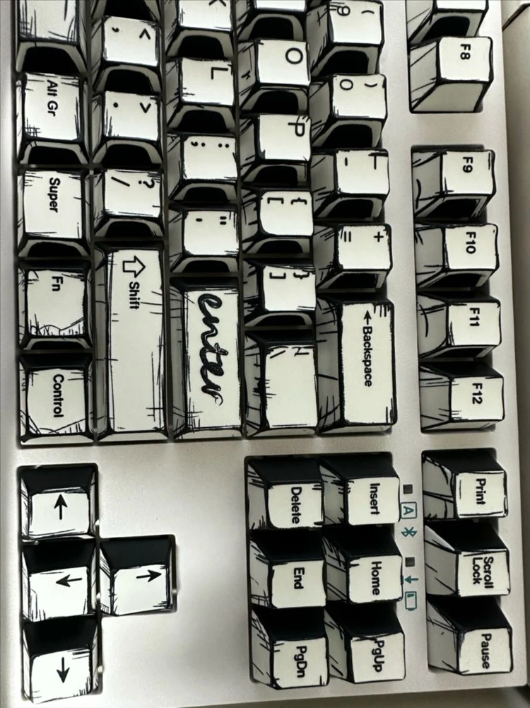레오폴드 FC750bt +만화 키캡 (갈축) 이미지