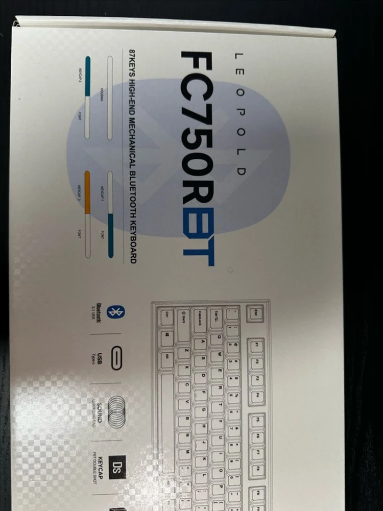 레오폴드 FC750bt +만화 키캡 (갈축) 이미지
