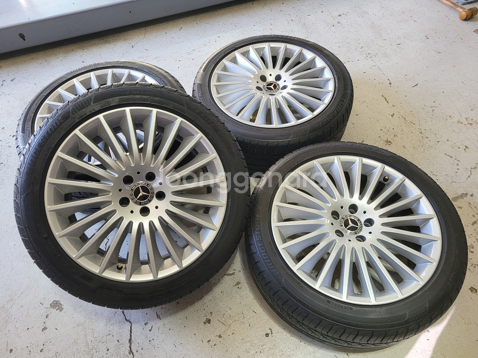 벤츠W222 S클래스 마차19인치 순정품휠타이어--4