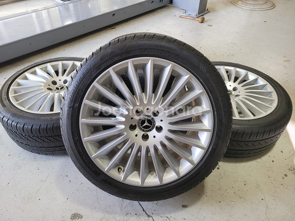 벤츠W222 S클래스 마차19인치 순정품휠타이어--2