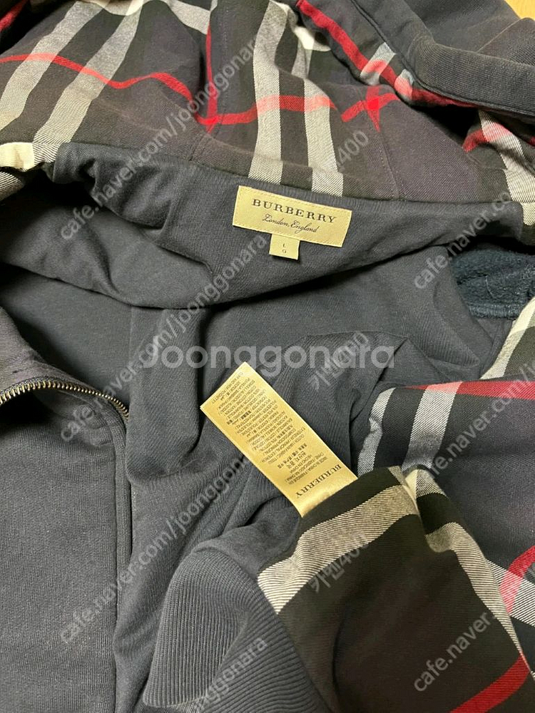 버버리집업후드 L , 버버리후드 L--3