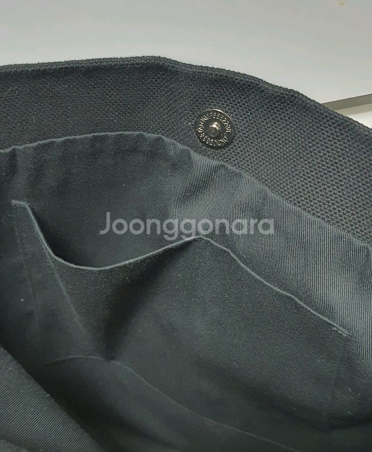 아이디어스 캔버스 에코백 블랙--2