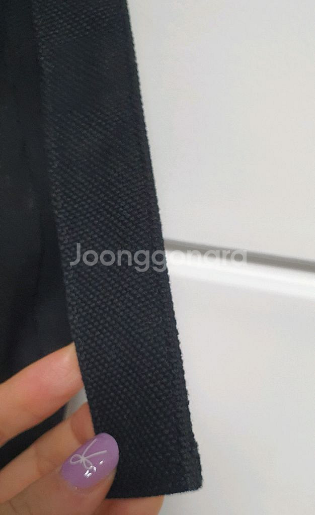 아이디어스 캔버스 에코백 블랙--1