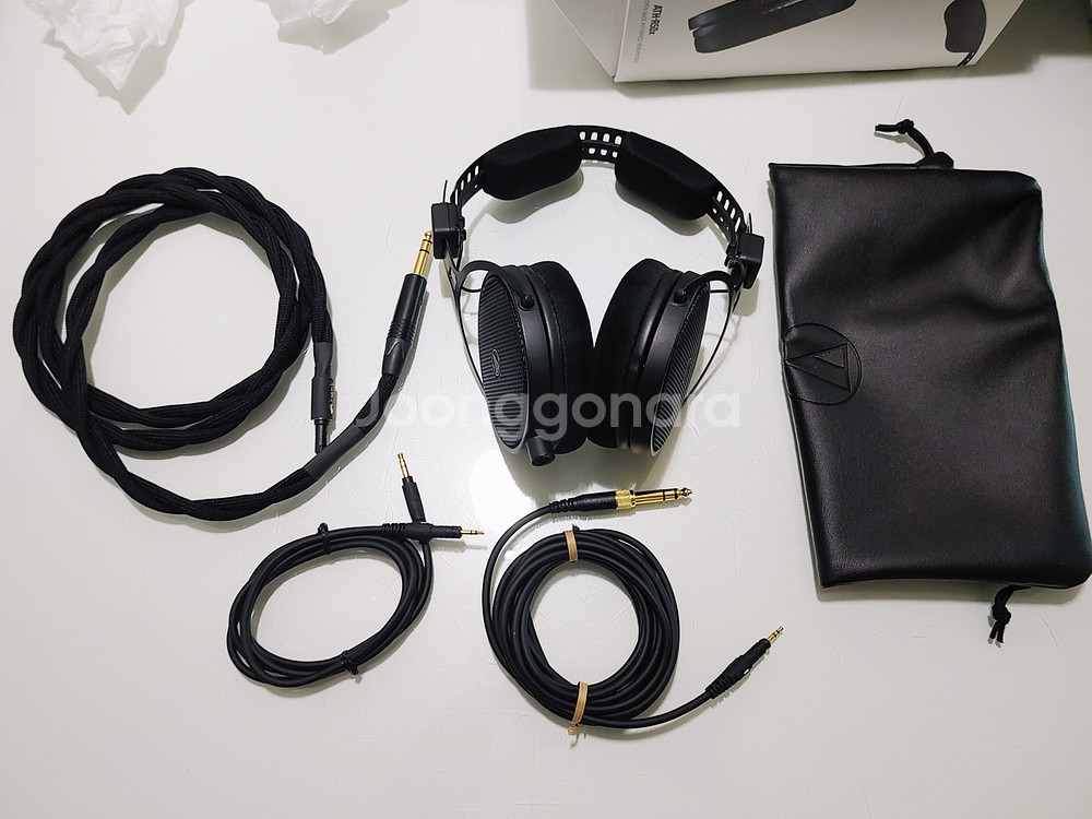 오디오테크니카 R50X 유선 헤드폰 팝니다--5