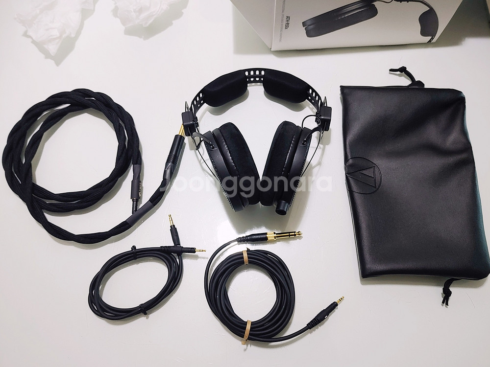 오디오테크니카 R50X 유선 헤드폰 팝니다--6