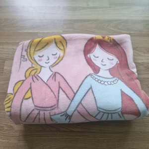 공주캐릭터 담요