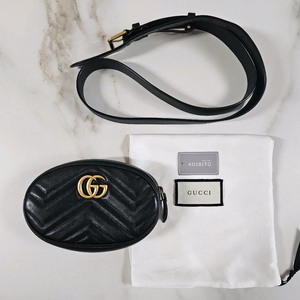 구찌 벨트백 힙색 블랙색상