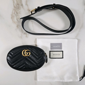 구찌 벨트백 힙색 블랙색상