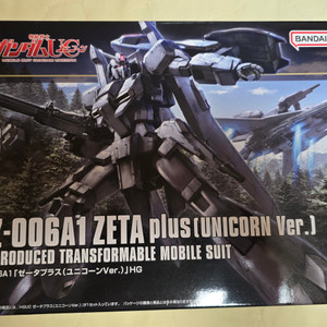 HG HGUC 제타 플러스 유니콘 ver 건프라 프라모